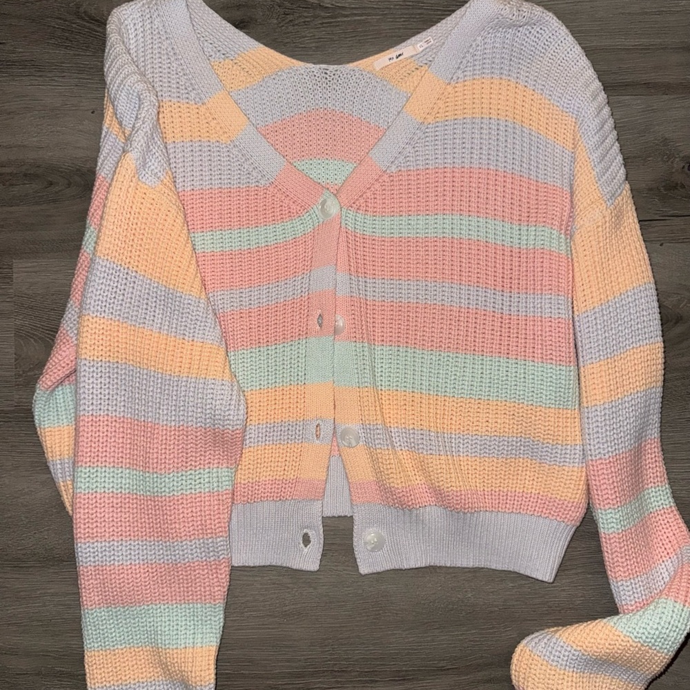 Colorful Striped Women's Sweater